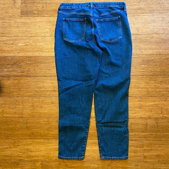 16T OLD NAVY Classic Blue High-Waisted OG Straight Utility Jeans - Picture 8 of 12